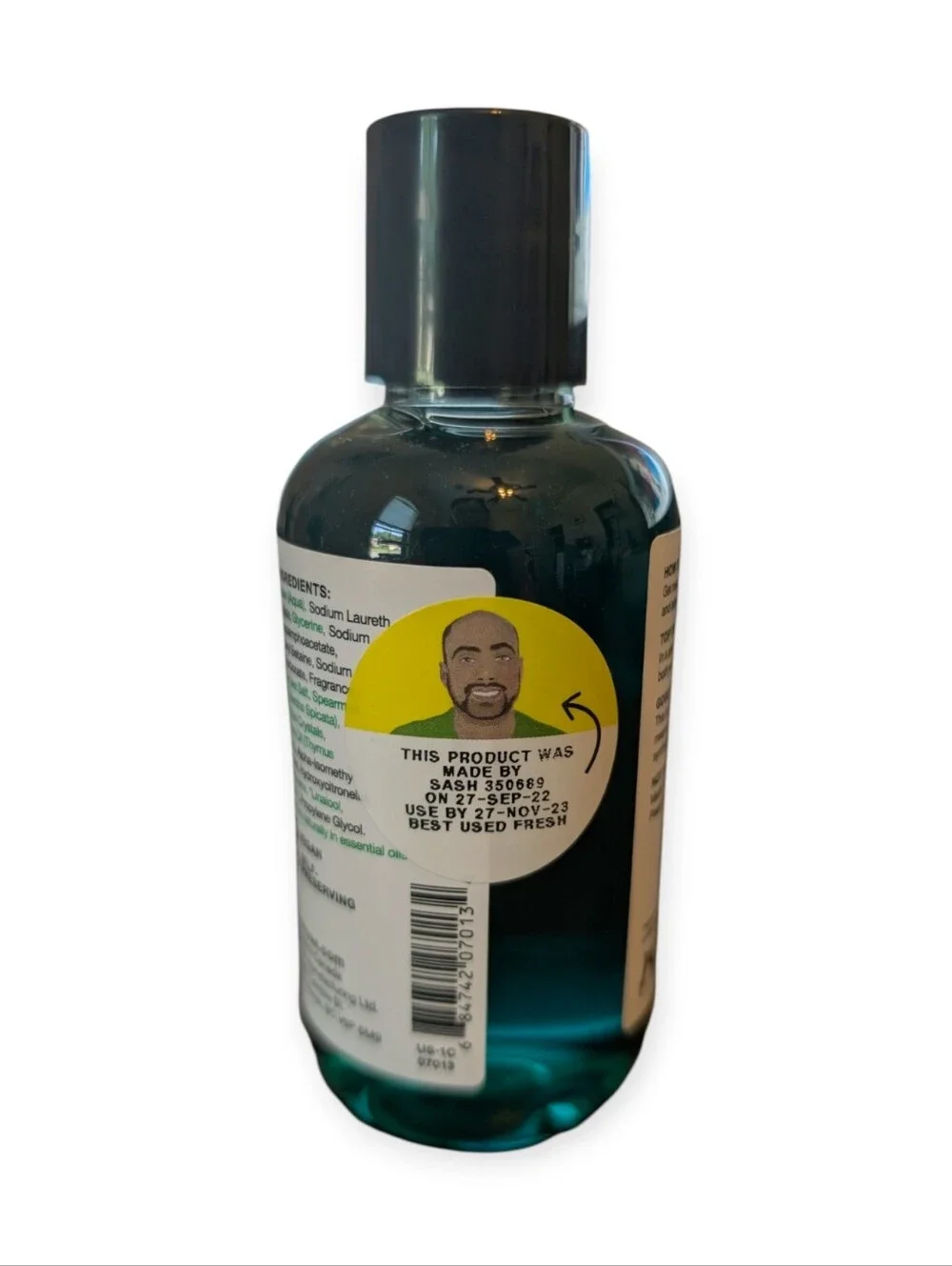 Lush Dirty Springwash Shower Gel 3.3oz/100ml Minty Refreshing Body Wash
